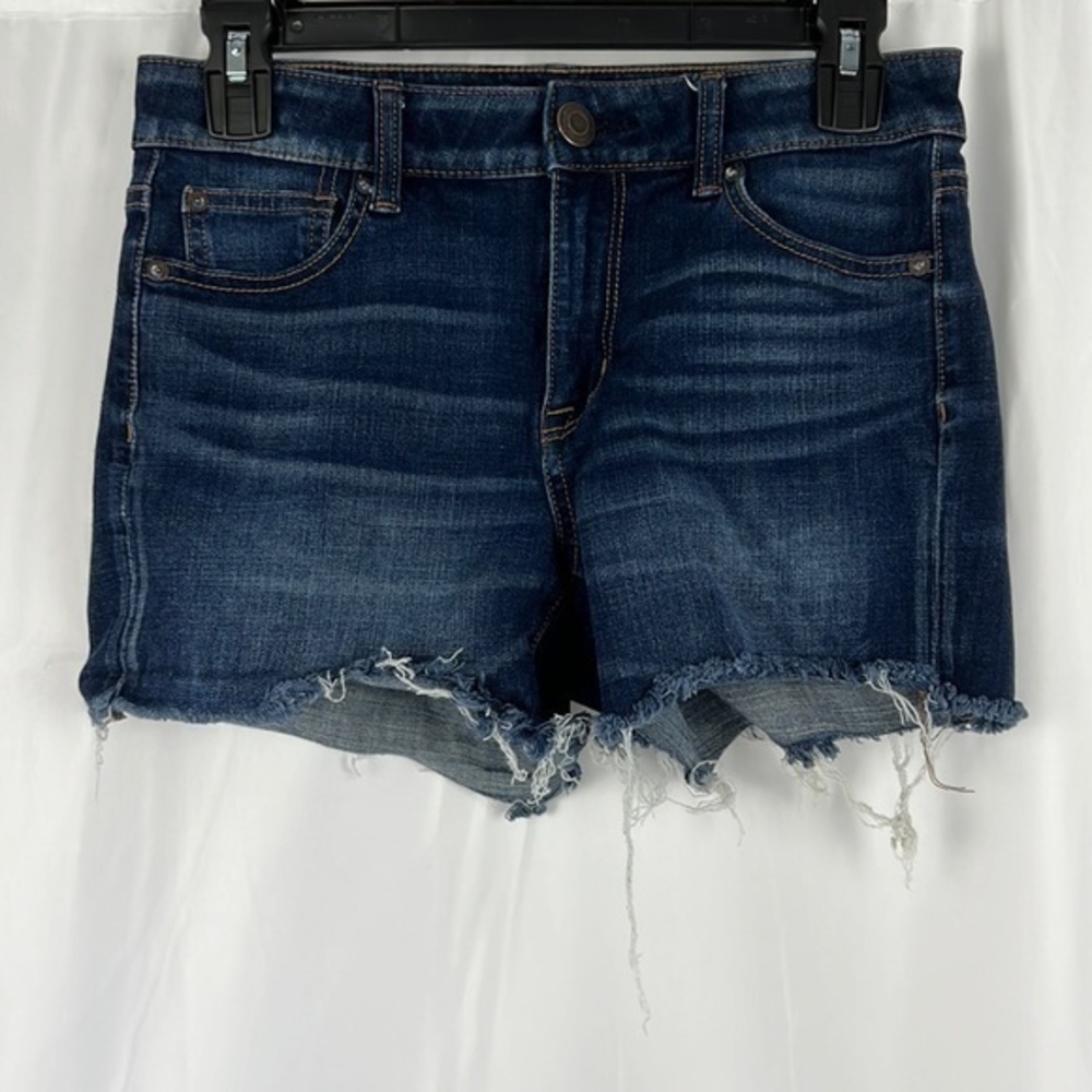 American Eagle Hi-Rise Shortie Denim Shorts